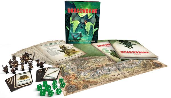 Dragonbane RPG Starter Set contents