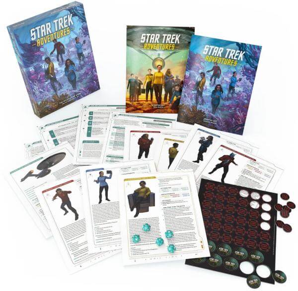 Star Trek Adventures RPG Starter Set contents